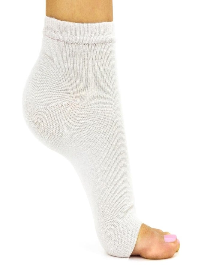 Freetoes جوارب فريتوز بدون أصابع - 3 أزواج. 2 أسود، 1 أبيض - Image 3